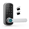 thumbnail image 1 of Door Lock, Fingerprint Smart Door Lock Biometric Electric Digital Password Locks Keyless Entry Door Handle Security For Home Safe ,Easy to Install, 1 of 7