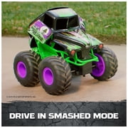 Monster Jam Smash & Bash Grave Digger Remote Control Vehicle, 1:15 Scale