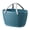 Blue#1, variant on HOARBOEG Storage Basket, Woven Plastic Laundry Basket with Handles, Foldable Picnic Basket for Groceries, Market Shopping, Home Organization Outdoor Picnics