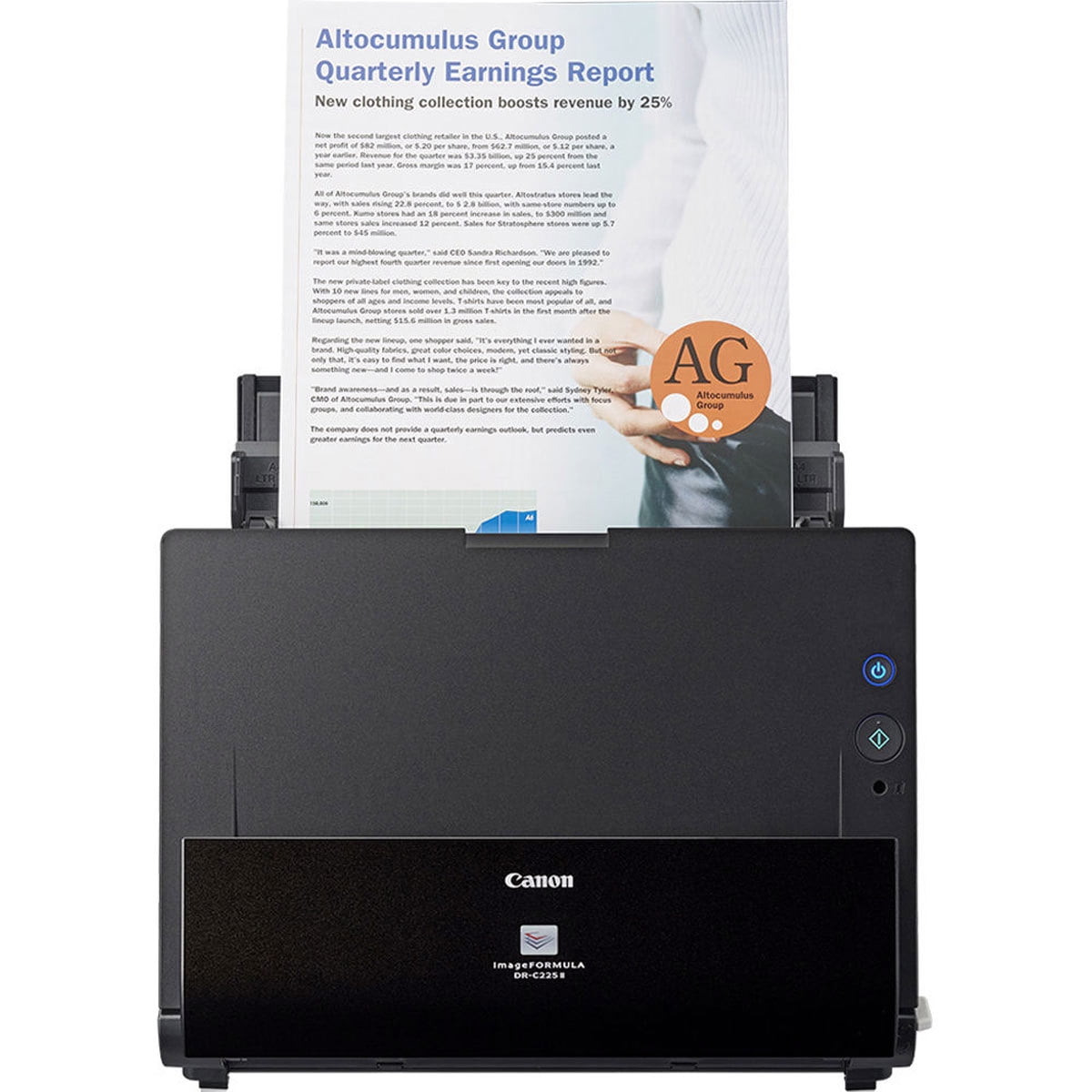 コマフィルム　藍 Canon imageFORMULA DR-C225 II Office Document Scanner
