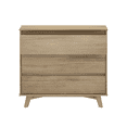 thumbnail image 6 of Max & Lily Solid Wood Scandinavian 3 Drawer Dresser, Blonde, 6 of 9