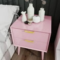thumbnail image 4 of Pink Contact Paper A Set of 23.6"x472" Glossy Pink Peel and Stick Wallpaper for Kitchen Countertop/Cabinet Self Adhesive Waterproof Wall Paper Removable Decorative Vinyl, 4 of 7