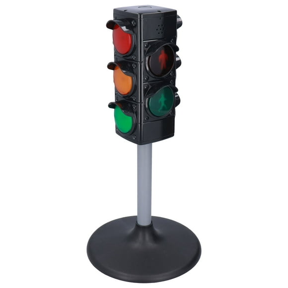 ANGGREK Traffic Light Lamp, Adjustable Light Color Traffic Light Toy For Early Education
