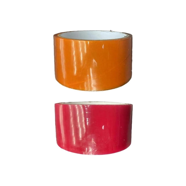 Cintas de bolas adhesivas divertidas Sunnimix, 2 piezas, juguete creativo de bricolaje, fuerte adherencia, 32, anaranjado
