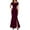 Wine, variant on Women's Dress Off Shoulder Strapless Wrap Solid Color Wrapped Slim Fit Hem Slit Dress Elegant Mermaid Hem Cocktail Party Dresses