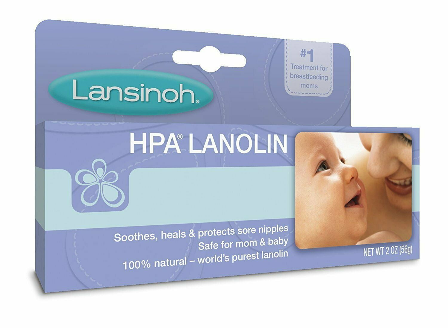 Lansinoh Lanolin for Breastfeeding Mothers Soothes Sore Nipples 1.41 oz