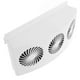 thumbnail image 4 of Solar Powered Cooler Double Cooling Car Fan Rectangular Shape Abs Material Car Interior Cooling Drivers 8.9×4.3×2.6in Heat Reduction 1 Set, 4 of 5