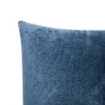 thumbnail image 5 of Flxxie Ultra Fluffy Soft Velvet Decorative Solid Color Throw Pillow Simple Square Covers Cushion Case 2 Pieces, 20" x 20", Navy Blue, 5 of 5