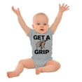 thumbnail image 3 of Get a Grip Golfing Golfer Joke Funny Romper Boys or Girls Infant Baby Brisco Brands 12M, 3 of 7
