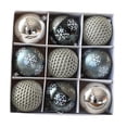 thumbnail image 2 of Juego de 9 bolas de Navidad decorativas Strade Fareast Limited 3,15 pulgadas para árbol de Navidad, 2 of 8