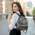 thumbnail image 6 of FORMRS Mini Backpack Purse for Women Travel Daypack Casual Shoulder Bag, Swirling Starry Sky, 6 of 7