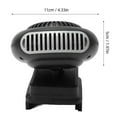 thumbnail image 4 of Cordless Space Heater for 18V Battery, 170W Portable Electric Fan Heater with 2 Heat Settings & USB Ports for Jobsite, Workshop (Battery Not Included), 4 of 7