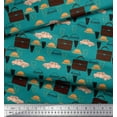 thumbnail image 3 of Soimoi Polyester Crepe Fabric Hat,Car & Suitcase Travel Printed Fabric 1 Yard 42 Inch Wide, 3 of 3