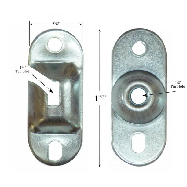 Heavy Duty INSIDE MOUNT Brackets for Standard Roller Window Shades (1