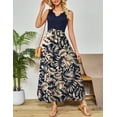 thumbnail image 2 of a.Jesdani Women Casual Dresses Sleeveless Ribbed Loose Long Maxi Dresses with Pockets S-XXL, 2 of 10