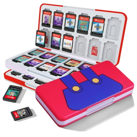 VANJUNN Game Case, for Nintendo Switch, Red