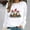 White(New), variant on PNTUTB Women's Fashion Santa Claus Pattern Print Casual Crewneck Long Sleeve Loose Pullover Hoodless Sweatshirt