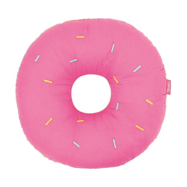 Cojín decorativo Dona Rosa TESSO HOME Dona rosa; cojín decorativo, para sala o recámra