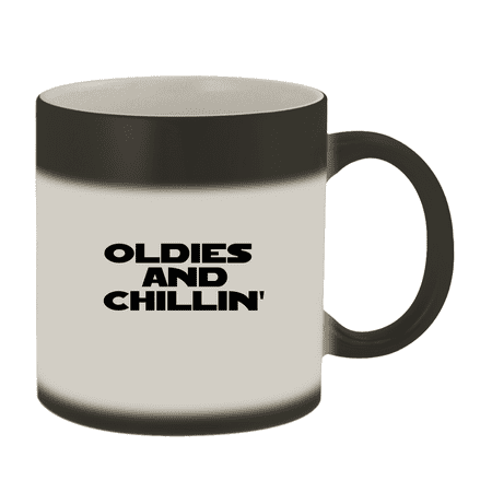 

Oldies And Chillin - 11oz Magic Color Changing Mug Matte Black