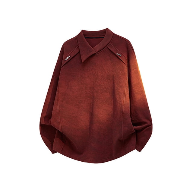 Chandail à Capuchon pour Hommes, Élégant, Imprimé, Manches Longues, Décontracté, Col Rond, Chandail à Capuchon pour Hommes à Manches Longues