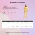 thumbnail image 4 of Choomomo Women Metallic 70s Disco Dance Jumpsuit Long Sleeves Bell Bottom Slim Fit Bodysuit Clubwear Silver 180, 4 of 4