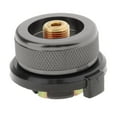 thumbnail image 1 of jinwen Adaptateur de Gaz Butane pour Réchaud de Camping, Convertisseur de Cartouche de Carburant pour Long Réservoir, Gris Type B Gris, 1 of 9