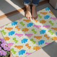 thumbnail image 4 of Colorful Cartoon Dinosaur Pattern Door Rugs,Washable Non Slip Door Mats Indoor,Decorative Door Mats,Entry Mat Indoor for Entrance,Bedroom,Kitchen,Bathroom,20"x32", 4 of 6