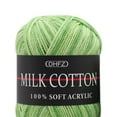 thumbnail image 5 of 50g/Ball Colorful 3 ply Yarn Handmade DIY Scarf Pillow Blanket Knitting Crochet Soft Milk Cotton Yarn, 5 of 5