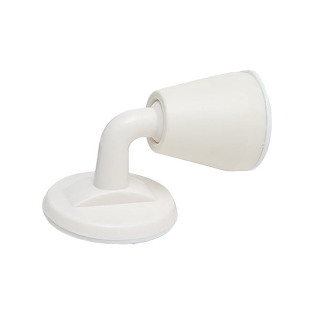 Tope de puerta anticolisión de silicona, autoadhesivo, silencioso, protector de puerta con ventosa para oficina y dormitorio (blanco)