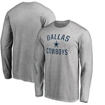 Men's Heathered Gray Dallas Cowboys Victory Arch Long Sleeve T-Shirt
