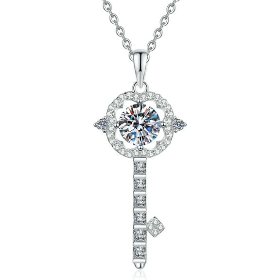 The Leander 925 sterling silver Twilight Key Pendant Necklace is a luxurious yet stylish piece, perfectly complementing any outfit and perfect for everyday wear.