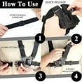 thumbnail image 5 of Chest Strap Mount Belt for Gopro Hero 12 11 10 9 8 7 6 Insta360 R X2 DJI OSMO Action Camera Harness for Go Pro Accessories, 5 of 7