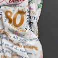 thumbnail image 6 of 80th Birthday Gifts for Women, 80 Year Old Birthday Gift for Women, Best 80th Birthday Gifts Idea, Gifts for 80-Year-Old Woman Birthday, Eighty Years Old Birthday Gift Blanket 60\u201d x 50\u201d, 6 of 6
