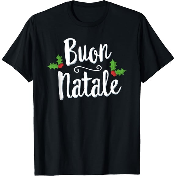 Buon Natale Christmas T-Shirt Italy Italian Merry Xmas T-Shirt