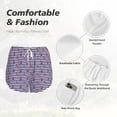 thumbnail image 6 of Lsque Anchors Printed Women's Running Shorts with Liner Pockets,Elastic Quick Dry Workout Athletic Gym Yoga Shorts,Womens High Waist Shorts-X-Large, 6 of 9