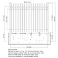 thumbnail image 4 of ALEKO FENCEROME8X6 DIY Steel Iron Wrought High Quality Ornamental Fence Rome Style 8 x 6 Feet, 4 of 9
