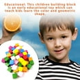 thumbnail image 3 of Cubos de madera Bewildely 50 piezas Juguete educativo, 3 of 6