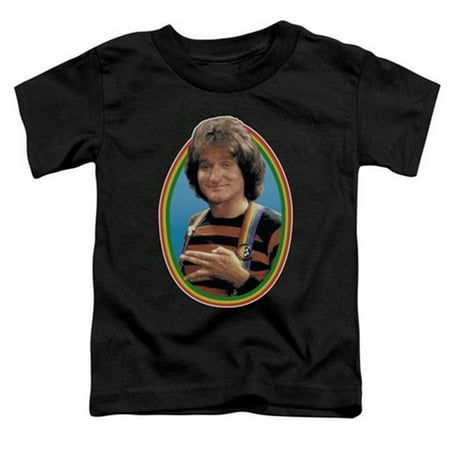 

Trevco Mork & Mindy-Mork - Short Sleeve Toddler Tee - Black- Small 2T