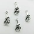 thumbnail image 3 of U8MO 10/30pcs old man antique silver charms pendants jewelry DIY finding 23*10mm-30pcs, 3 of 9