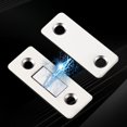 thumbnail image 1 of Puerta de armario invisible sin perforaciones con succión magnética, puerta corrediza fina, puerta de armario con succión, gabinete, imán doble magnético fuerte, cuentas táctiles magnéticas en, 1 of 3