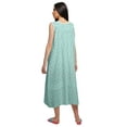 thumbnail image 3 of Moomaya Womens Features Sleeve Nightdress For Ladies Printed Cotton Nightwear, 3 of 6