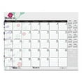 thumbnail image 4 of Recycled Desk Pad Calendar, Wild Flowers Artwork, 18.5 x 13, White Sheets, Black Binding/Corners,12-Month (Jan-Dec): 2026 | Bundle of 5, 4 of 9