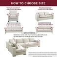 thumbnail image 3 of Elastic Sofa Covers for Living Room Spandex Tight Wrap All-inclusive Sectional Couch Cover Furniture Slipcover 1/2/3/4 seater, 3 of 7