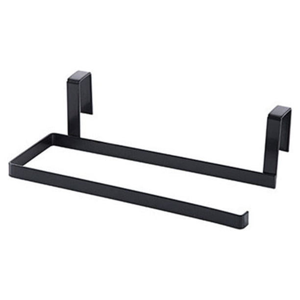 Wosthever Colgador de papel para rollos, fijador colgante para el hogar, cocina, organizador Simple, estante de almacenamiento, estante de Almacenamiento y organización del hogar Negro