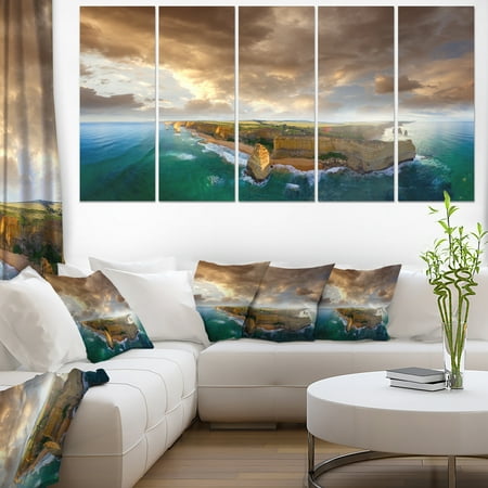 Great Ocean Road Australia Blue - Large Seascape Art Canvas Print ...