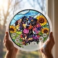 thumbnail image 3 of Acrylic Puzzles Suncatcher Window Hanging 83 Pieces Stained Glass Acrylic Puzzle Song Decoration For Women Men Mom Birthday Home Decor, 3 of 9