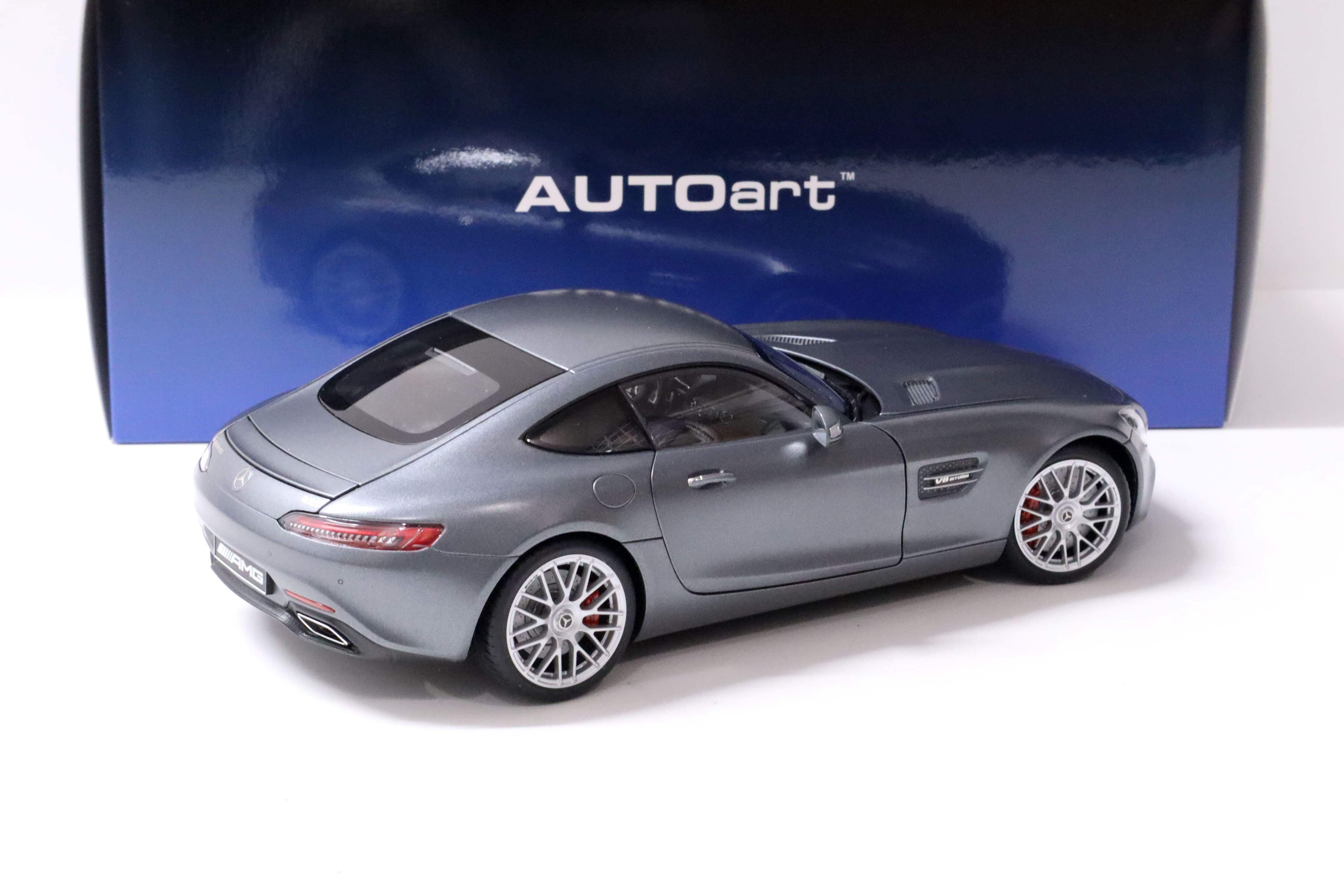 Mercedes AMG GT S Matt Grey 1/18 Model Car by Autoart
