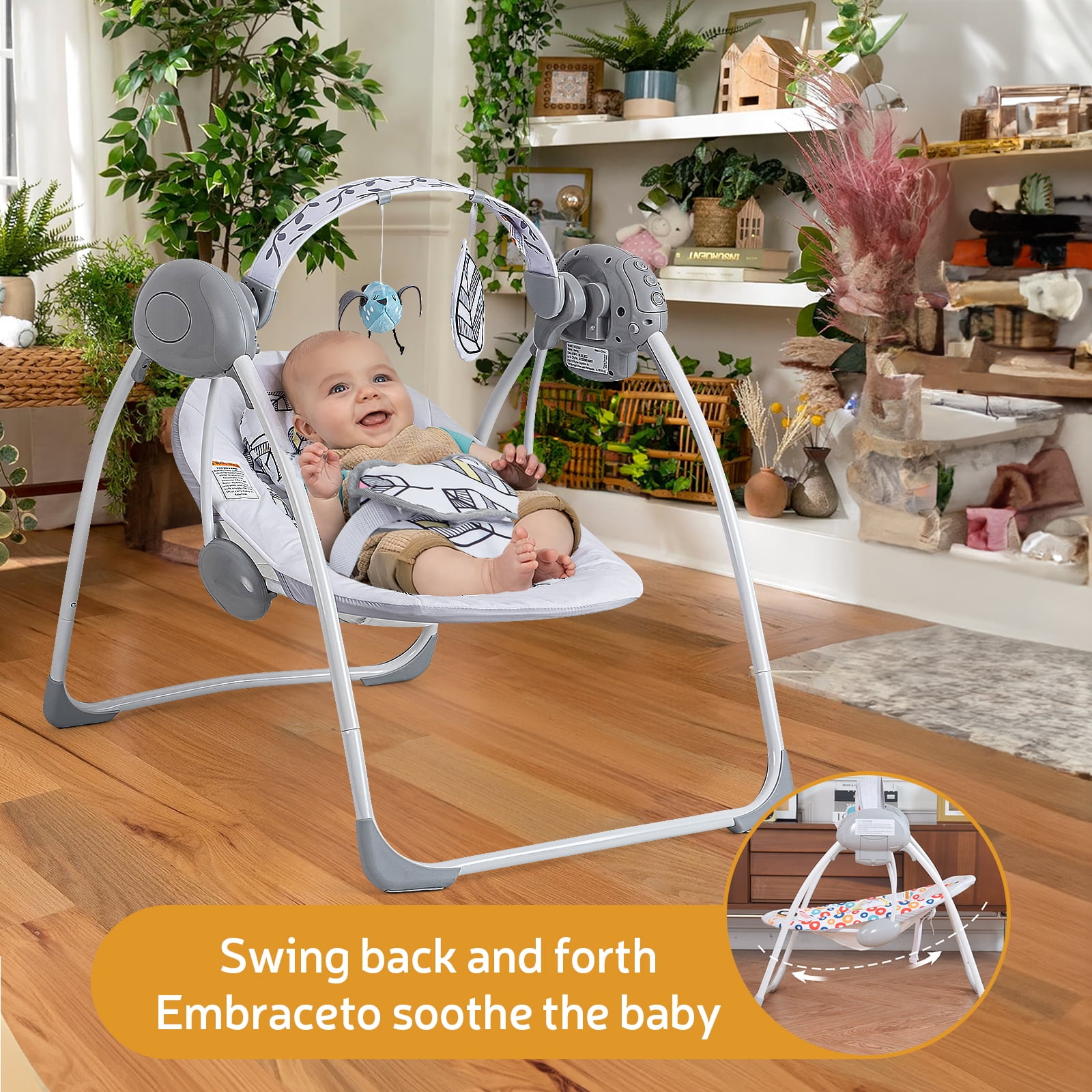 Baby Swings ,Portable Baby Swings for Infants to Toddler Baby Swings ,Portable Baby Swings for Infants to Toddler