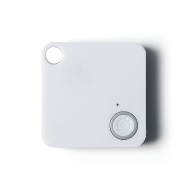 pitrice Traqueur de Positionnement, Dispositif Anti-Perte, Rappel Compatible Bluetooth, Portefeuille Anti-Perte, Porte-Clés, Localisateur pour Animaux de Compagnie, Professionnel et Pratique, Blanc