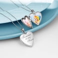 thumbnail image 3 of PicturesOnGold Forever In My Heart Locket Necklace for Women That Hold Pictures & Engraving in Personalized Jewelry Gifts for Men & Women Sterling Silver (Locket + 1 Photo)., 3 of 6